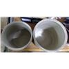 Image 2 : 1 Gallon Crocks - Lot of 2 - 1 is cracked see pic