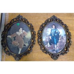Pair of Vintage Pictures & Frames