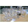Image 1 : Lot of Glassware - Wine Glasses, Martini & Shot Glasses, Etc.