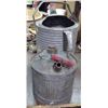 Image 4 : 2 Galvanized Cans - 1 Water, 1 Gas