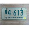 Image 1 : Saskatchewan Licence Plate (1) 74'