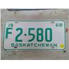 Image 1 : Saskatchewan Licence Plate (1) 68'