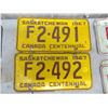 Image 1 : Saskatchewan Licence Plate (2) 67'