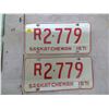 Image 1 : Saskatchewan Licence Plate (2) 71'