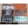 Image 3 : 10 Saskatchewan Licence Plates - Multiple Years
