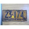 Image 1 : Saskatchewan Licence Plate (1) 56'