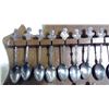 Image 2 : Father's of Confederation Silver-Plated Spoons & Rack