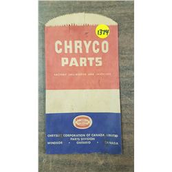 Chryco Parts Collectable