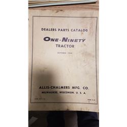 Allis Chalmers Manual One Ninety Tractor