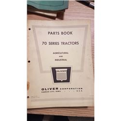 Oliver Parts Book & Manual