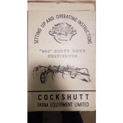 Lot Cockshutt Manuals