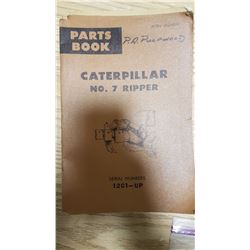 2 Caterpillar Parts Books