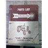 Image 1 : COCKSHUTT - "550" Tractor Gasoline and Diesel - Parts List