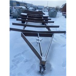 Round Bale Trailer, home built, 28' long, 10' wide