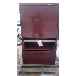 4 Drawer Metal Filing Cabinet 30 X 51 X 18 Inch
