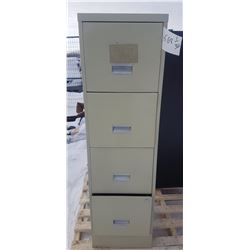 4 Drawer Metal Filing Cabinet 15 X 52 X 18 Inch