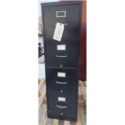 4 Drawer Metal Filing Cabinet 15 X 25 X 32 Inch