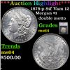 Image 1 : ***Auction Highlight*** 1878-p 8tf Vam 12 Morgan Dollar $1 Graded ms64 By SEGS (fc)