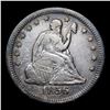 Image 2 : ***Auction Highlight*** 1856-s /s FS-501 Briggs 4-E Seated Liberty Quarter 25c Graded XF details By 