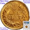 Image 7 : ***Auction Highlight*** 1867 Indian Cent 1c Graded ms65 rd BY SEGS (fc)