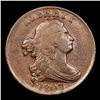 Image 2 : ***Auction Highlight*** 1807 C-1 Draped Bust Half Cent 1/2c Graded xf40 By SEGS (fc)