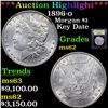 Image 1 : ***Auction Highlight*** 1896-o Morgan Dollar $1 Graded Select Unc By USCG (fc)