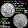 Image 1 : ***Auction Highlight*** 1897-o Vam 6 Morgan Dollar $1 Graded Select Unc BY USCG (fc)