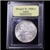 Image 4 : ***Auction Highlight*** 1896-o Morgan Dollar $1 Graded Select Unc By USCG (fc)