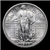 Image 2 : ***Auction Highlight*** 1917-p Ty I Standing Liberty Quarter 25c Graded Select Unc+ FH By USCG (fc)