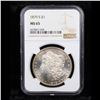 Image 2 : NGC 1879-s Morgan Dollar $1 Graded ms65 By NGC