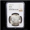 Image 2 : NGC 1904-o Morgan Dollar $1 Graded ms65 By NGC