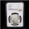 Image 2 : NGC 1885-o Morgan Dollar $1 Graded ms65 By NGC