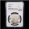 Image 2 : NGC 1898-o Morgan Dollar $1 Graded ms65 By NGC