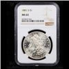Image 2 : NGC 1881-s Morgan Dollar $1 Graded ms65 By NGC