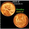 Image 1 : 1935-d Lincoln Cent 1c Grades Choice Unc RD