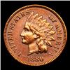 Image 2 : 1880 Indian Cent 1c Grades xf