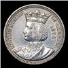 Image 2 : 1893 Isabella Isabella Quarter 25c Grades Choice AU/BU Slider