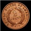 Image 3 : 1865 Two Cent Piece 2c Grades Select+ Unc BN
