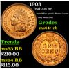 Image 1 : 1903 Indian Cent 1c Grades Choice+ Unc RB