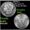 Image 1 : 1879-s Morgan Dollar $1 Grades Choice Unc