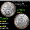 Image 1 : 1900/9-o Rainbow Toned Vam 17 Morgan Dollar $1 Grades Choice Unc