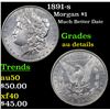 1891-s Morgan Dollar $1 Grades AU Details