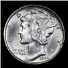 Image 2 : 1944-s Mercury Dime 10c Grades GEM FSB