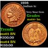 Image 1 : 1898 Indian Cent 1c Grades Choice+ Unc BN