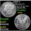 Image 1 : 1897-s Morgan Dollar $1 Grades Select Unc