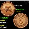 (1848-1854) Grand Rapids Mich Foster & Parry Merchant Token Grades Select AU