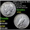 Image 1 : 1927-s Vam 1c R5 Peace Dollar $1 Grades xf