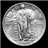 Image 2 : 1923-p Standing Liberty Quarter 25c Grades Choice AU
