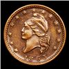 Image 2 : 1863 Liberty Cap Civil War Token 1c Grades Select AU