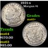Image 1 : 1921-s Morgan Dollar $1 Grades Select+ Unc